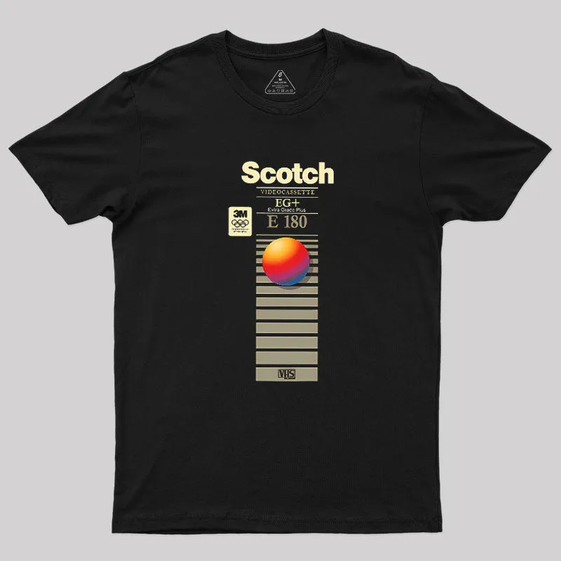 VHS Scotch E180 Geek T-Shirt