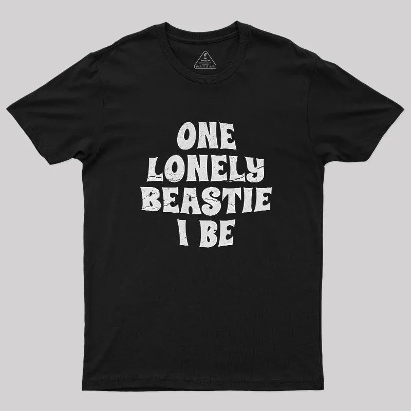 Alternative view of One Lonely Beastie I Be Geek T-Shirt