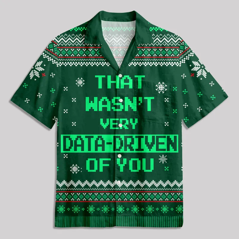 That Wasn't Very Data Driven Of You Button Up Pocket Shirt - Image 2