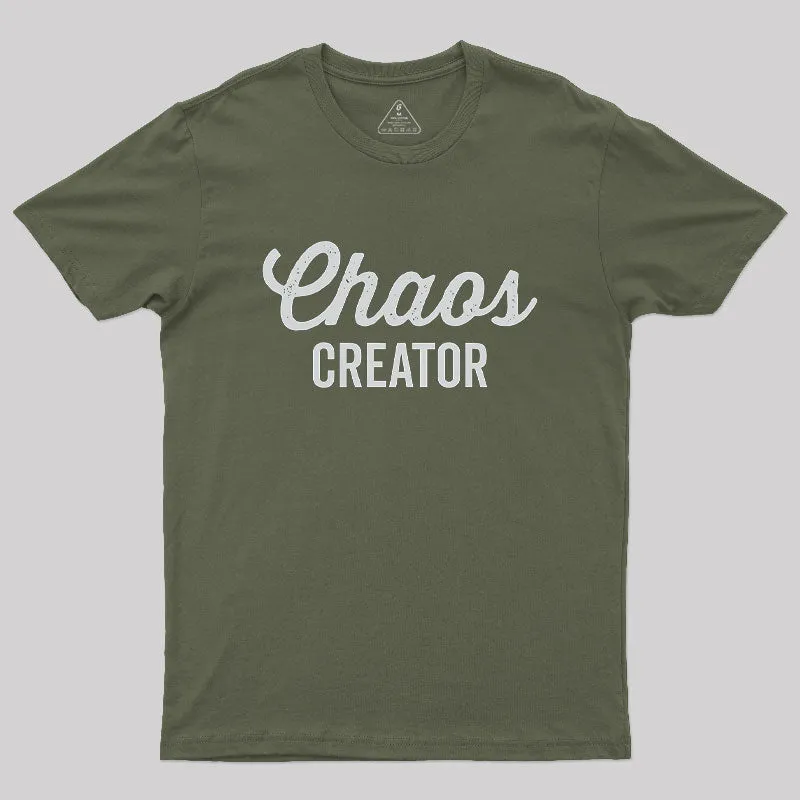 Chaos Creator Geek T-Shirt - Image 3