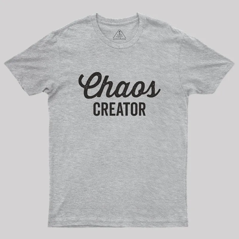 Chaos Creator Geek T-Shirt - Image 4