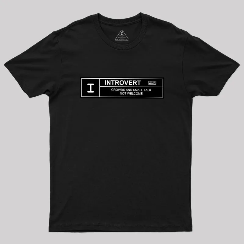 Alternative view of Introvert Movie Rating Geek T-Shirt