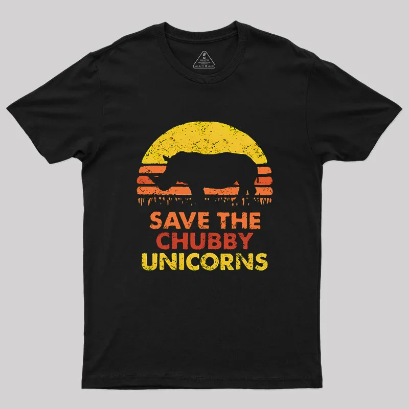 Save The Chubby Unicorns Geek T-Shirt
