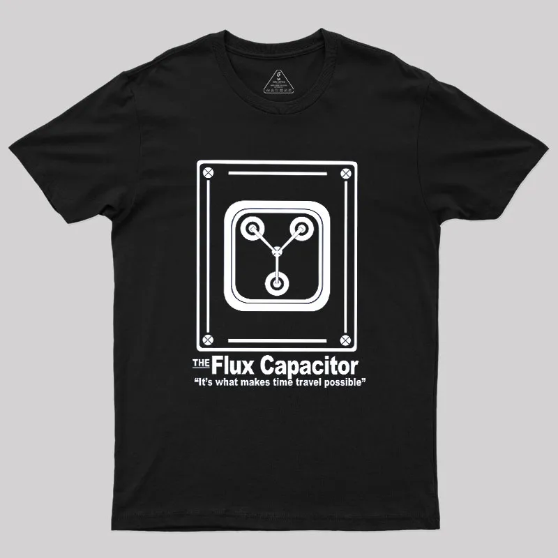 Alternative view of Flux Capacitor Geek T-Shirt