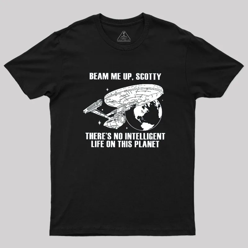 Alternative view of Beam Me Up Geek T-Shirt