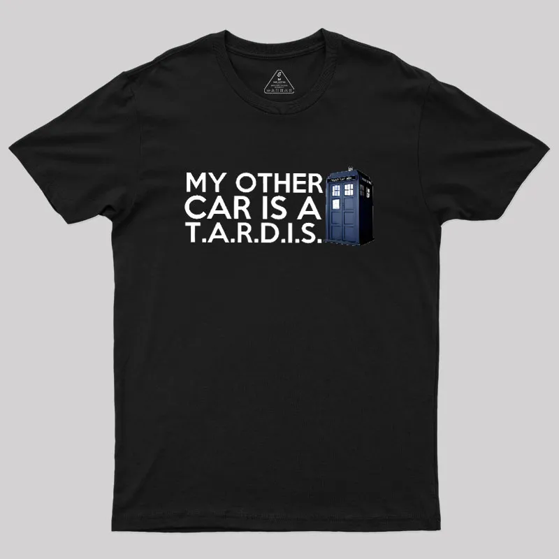 Alternative view of My Other Car Is A TARDIS Geek T-Shirt