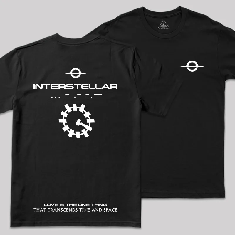 Alternative view of Interstellar Front and Back Printed Geek T-Shirt