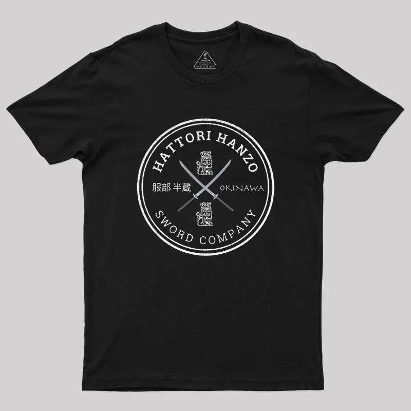Hattori Hanzo Sword Company Geek T-Shirt