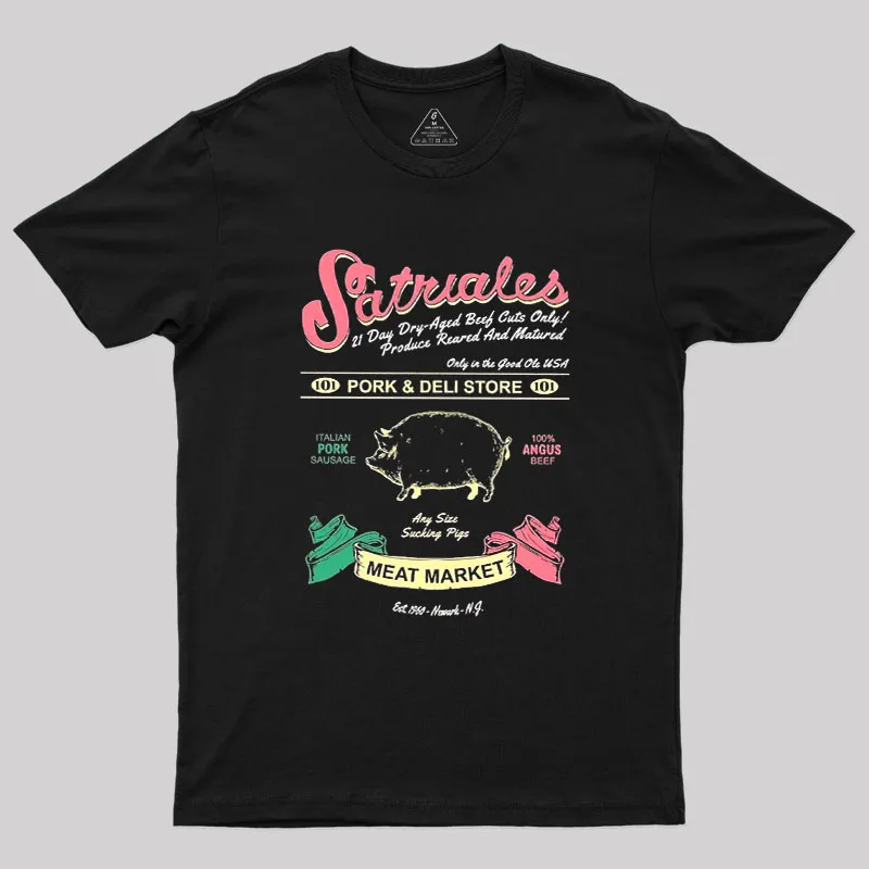 Satriale's Pork & Deli Store Meat Market Geek T-Shirt