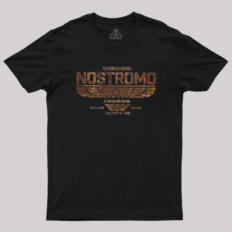 USCSS Nostromo Vintage Geek T-Shirt - Image 2