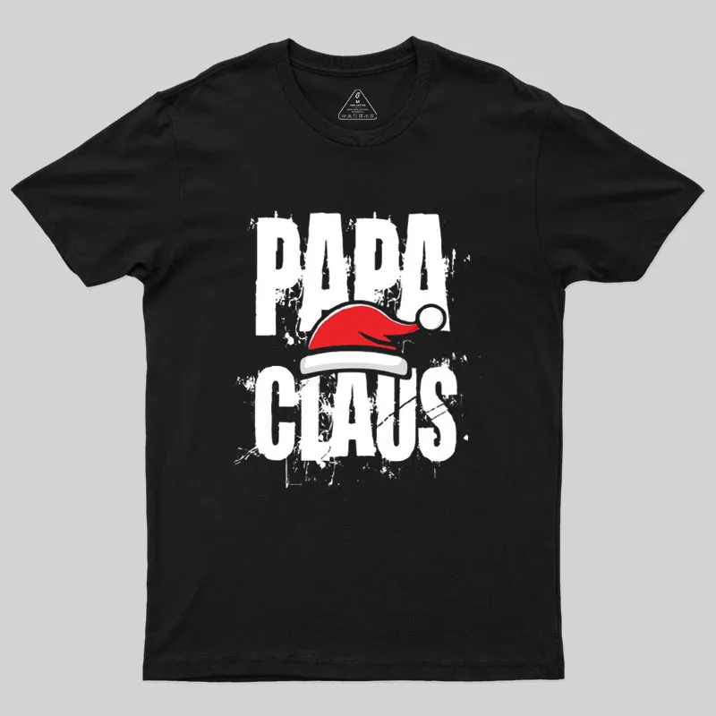 Santa Hat Papa Claus Geek T-Shirt