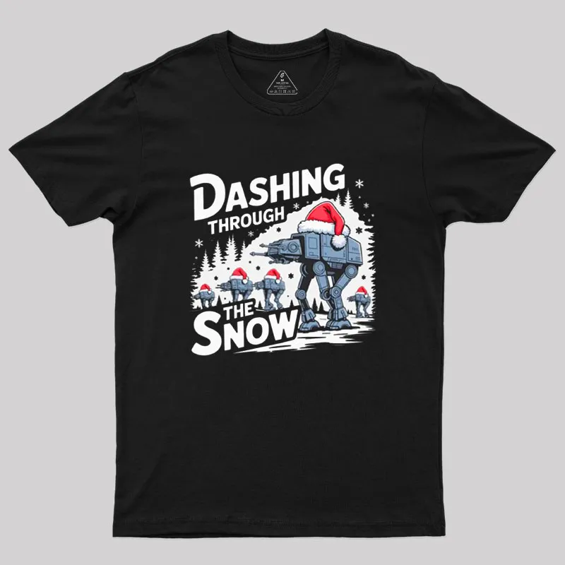 Dashing Through The Snow Geek T-Shirt