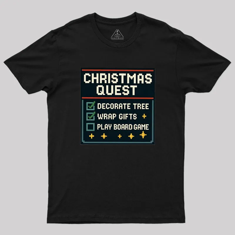 Christmas Quest Geek T-Shirt