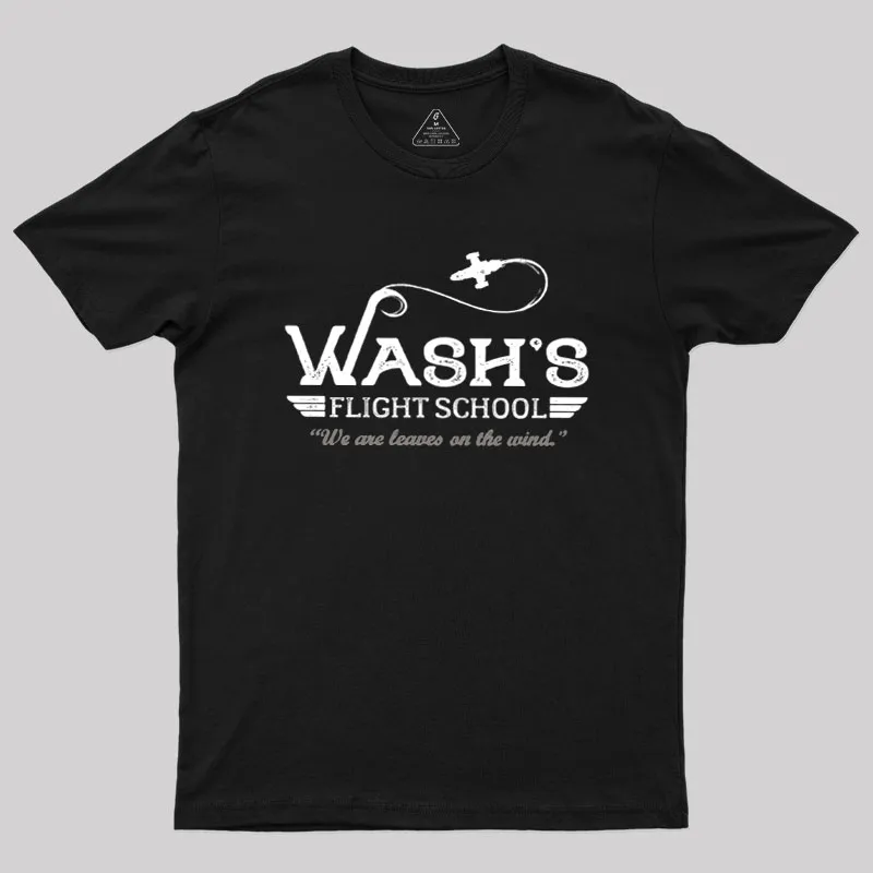 Wash's Flight School Geek T-Shirt