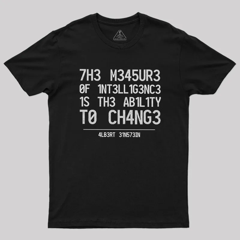 The Measure of Intelligence Geek T-Shirt