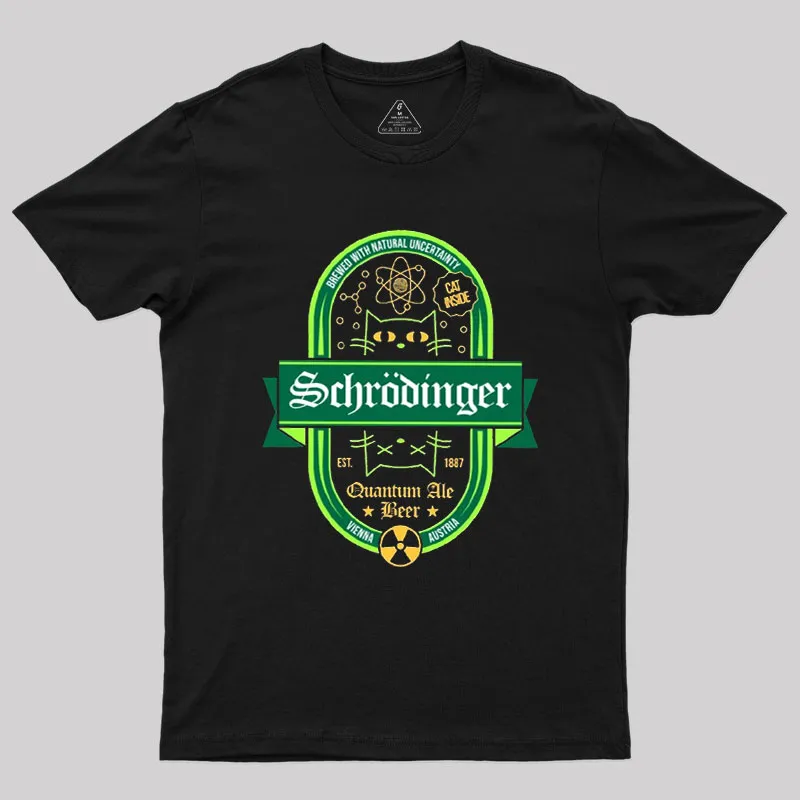 Schrodinger Quantum Ale Beer Geek T-Shirt