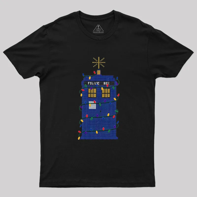 Happy Christmas from the Tardis Geek T-Shirt