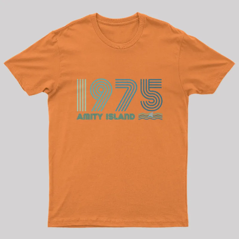 Amity Island 1975 Geek T-Shirt - Image 6