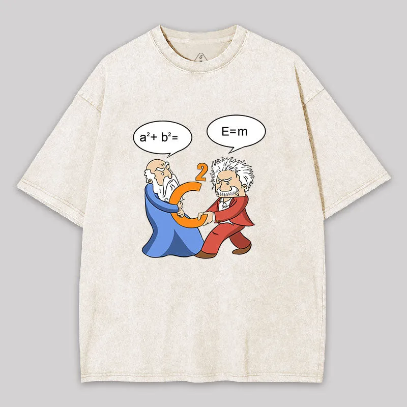 Funny Scientist Washed T-Shirt - Image 9