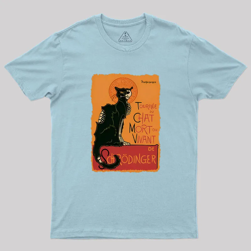 Le Chat Noir De Schrödinger Geek T-Shirt - Image 9
