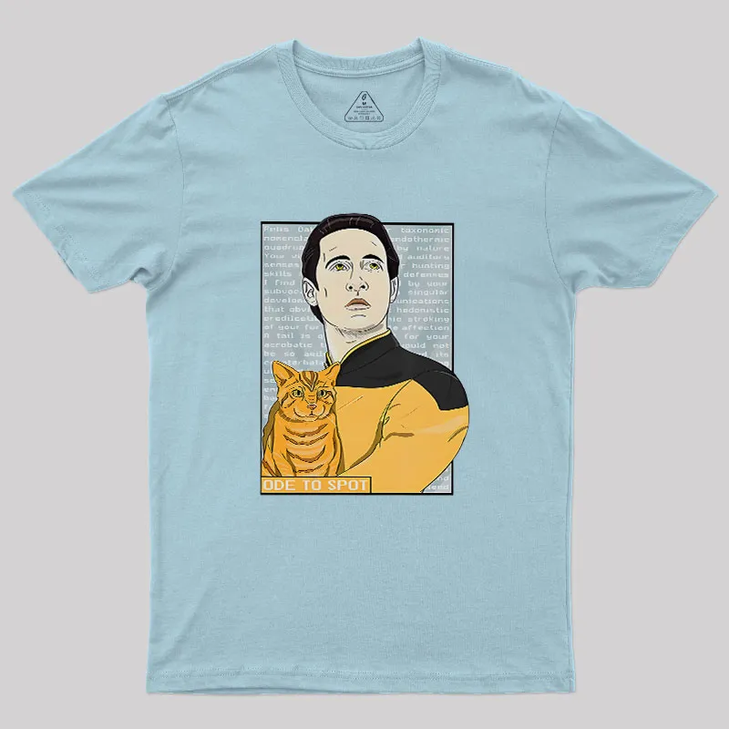 Date Ode To Spot Cat Geek T-Shirt - Image 10