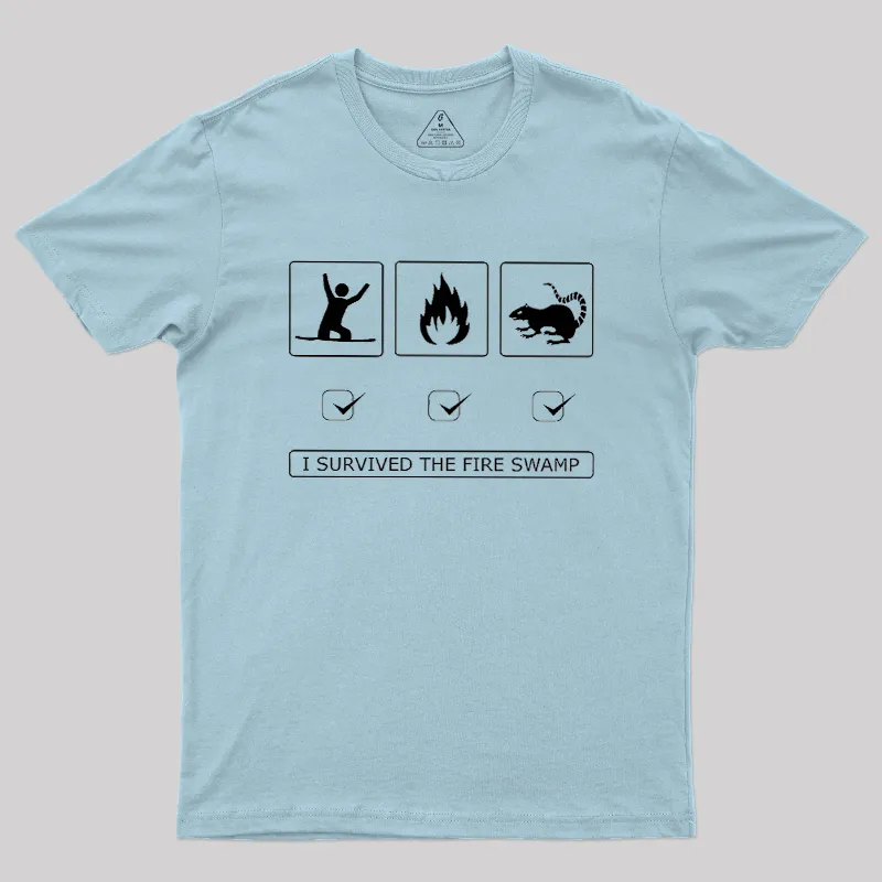 Hazards Of The Fire Swamp Geek T-Shirt - Image 10