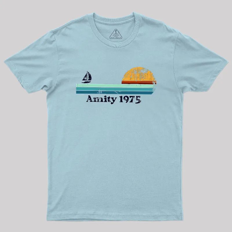 Sailboat Sunrise Summer Geek T-Shirt - Image 8