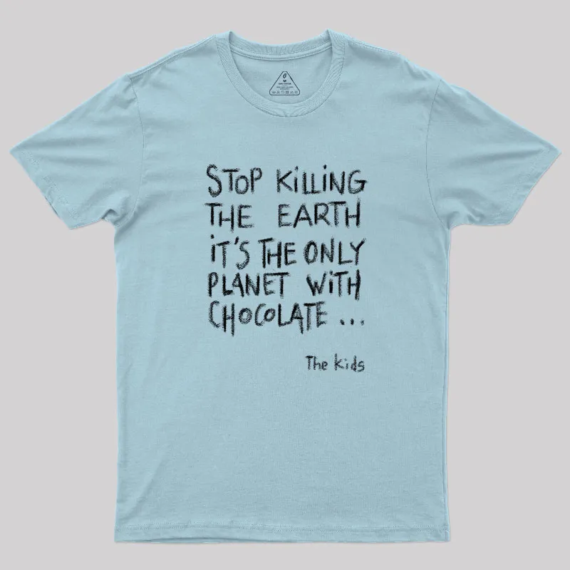 Save The Chocolate Geek T-Shirt - Image 10