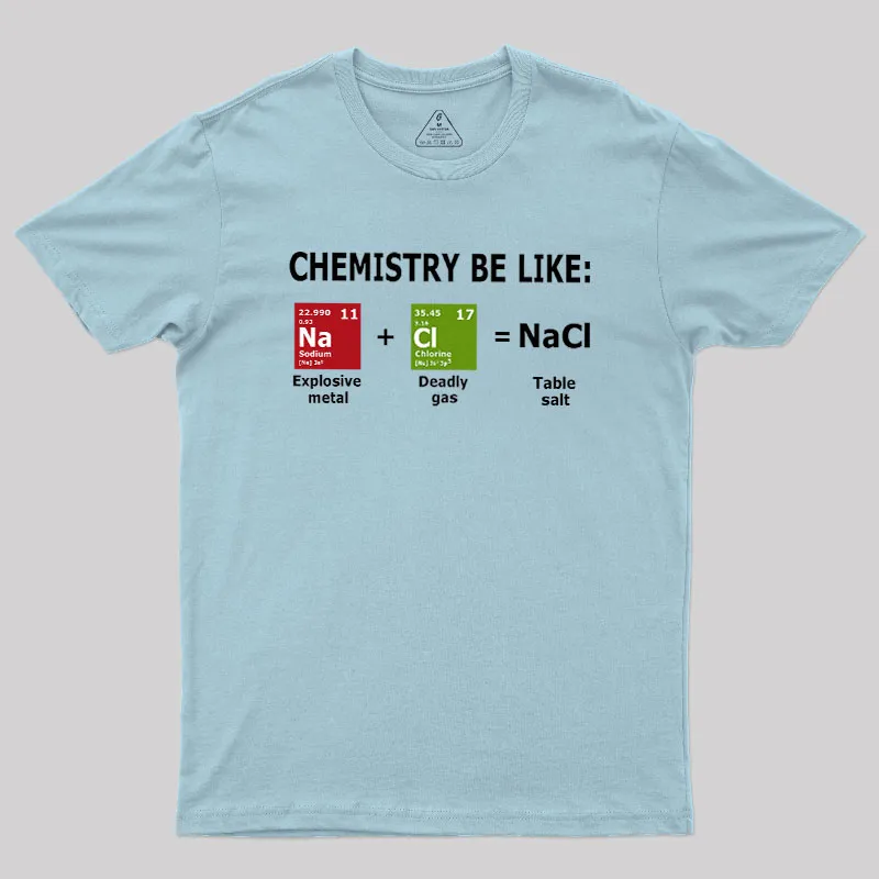 Chemistry Be Like Geek T-Shirt - Image 10