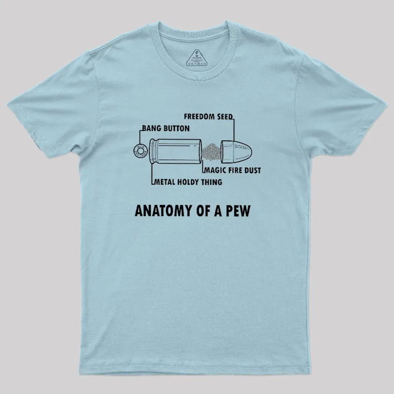 ANATOMY OF A PEW Geek T-Shirt - Image 10