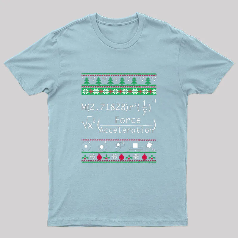 Funny Physics Christmas T-Shirt - Image 4