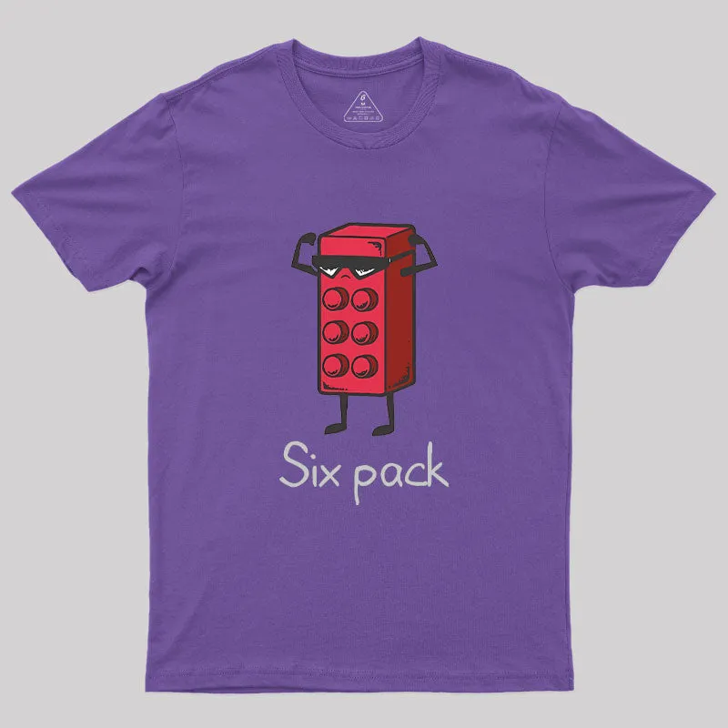 Six Pack Geek T-Shirt - Image 5