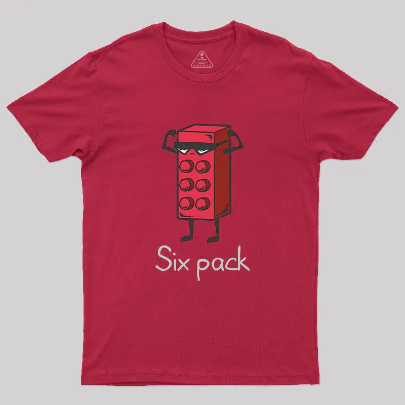 Six Pack Geek T-Shirt - Image 4