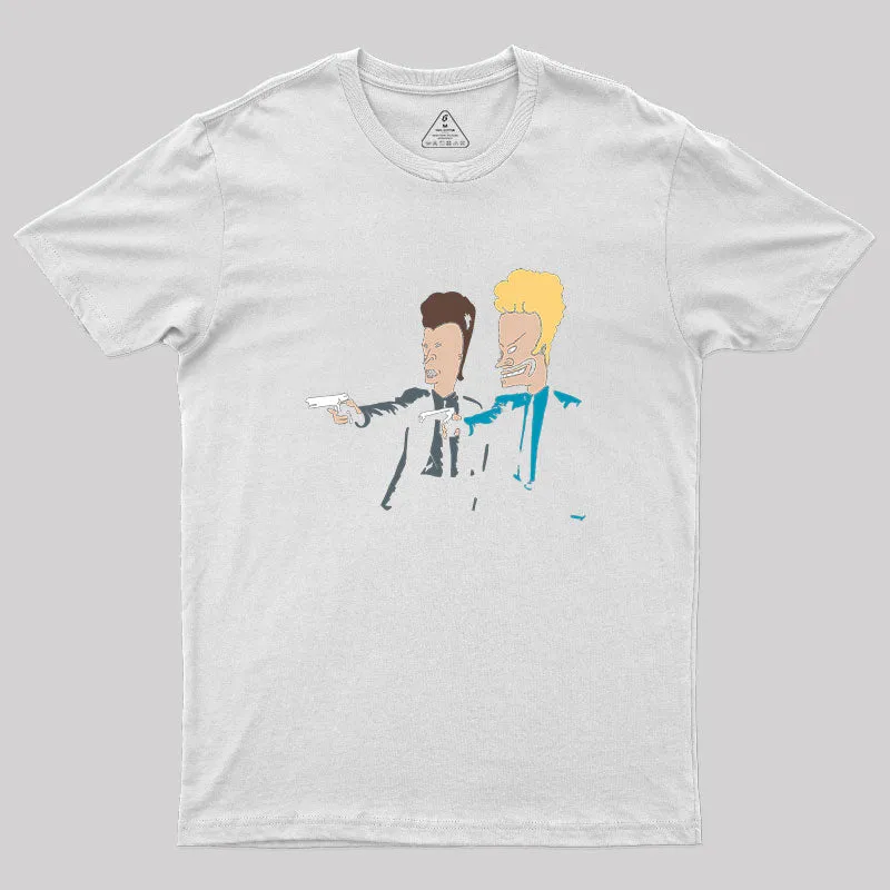 Butthead Fiction Beavis Geek T-Shirt - Image 7