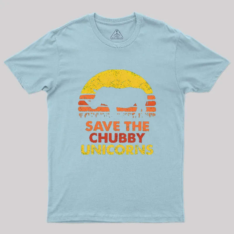 Save The Chubby Unicorns Geek T-Shirt - Image 6