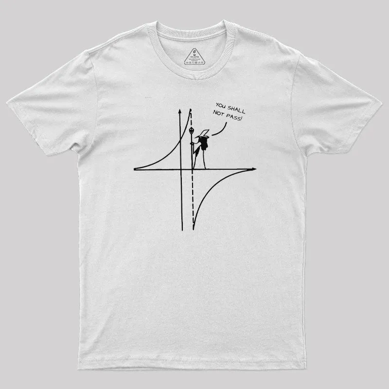 Maths Geek You Shall Not Pass T-Shirt - Image 11