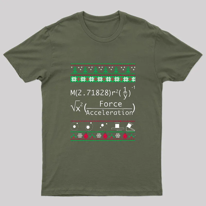Funny Physics Christmas T-Shirt - Image 2
