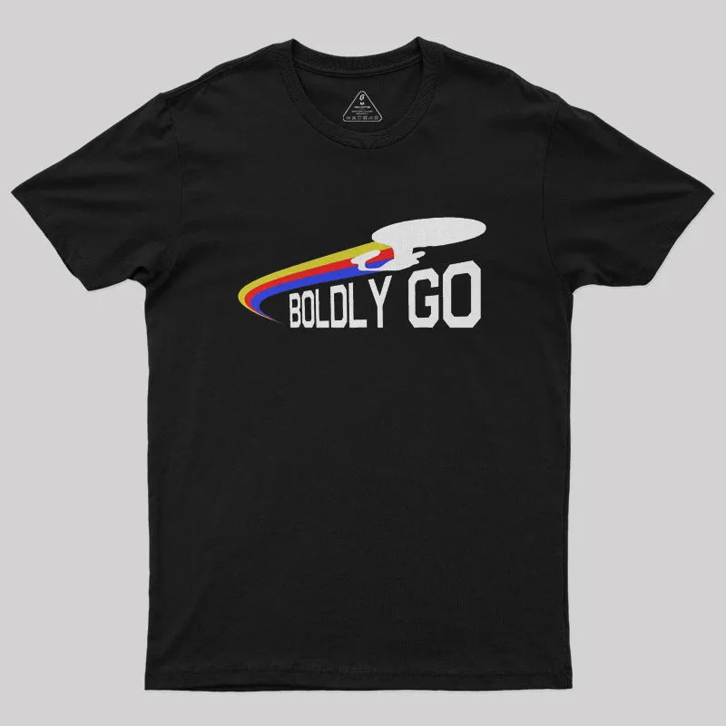 Alternative view of Boldly Go Geek T-Shirt