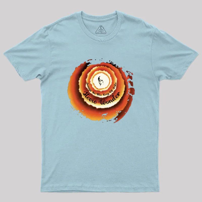 Stevie Wonder Songs In The Key Of Life Geek T-Shirt - Image 10