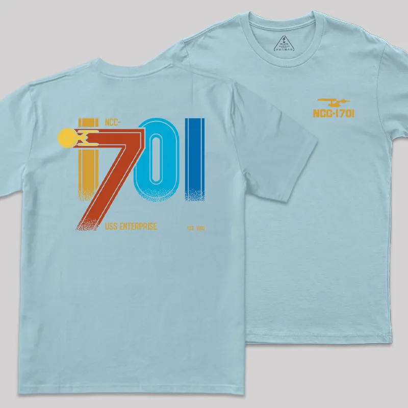 Scifi Spacecraft Front and Back Printed Geek T-Shirt - Image 5