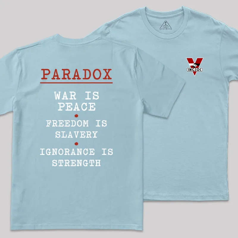 INGSOC Front and Back Printed Geek T-Shirt - Image 9