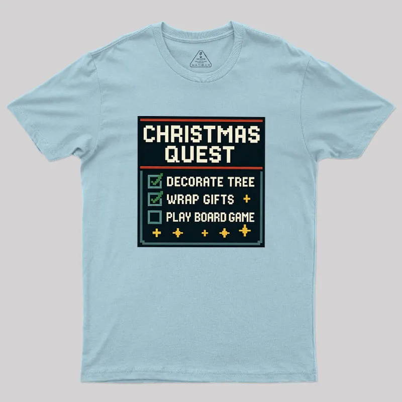 Christmas Quest Geek T-Shirt - Image 9