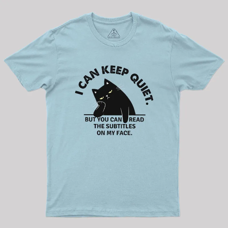 Subtitles on My Face Geek T-Shirt - Image 7