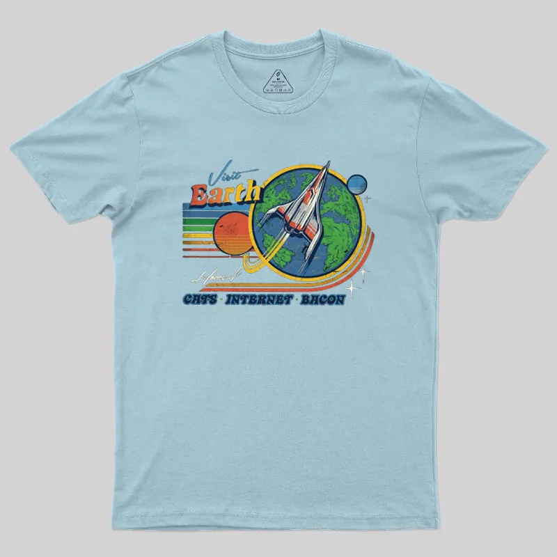 Visit Earth Geek T-Shirt - Image 6