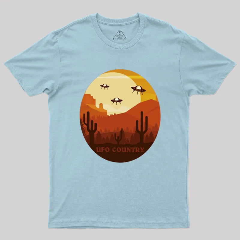 UFO Country Geek T-Shirt - Image 9