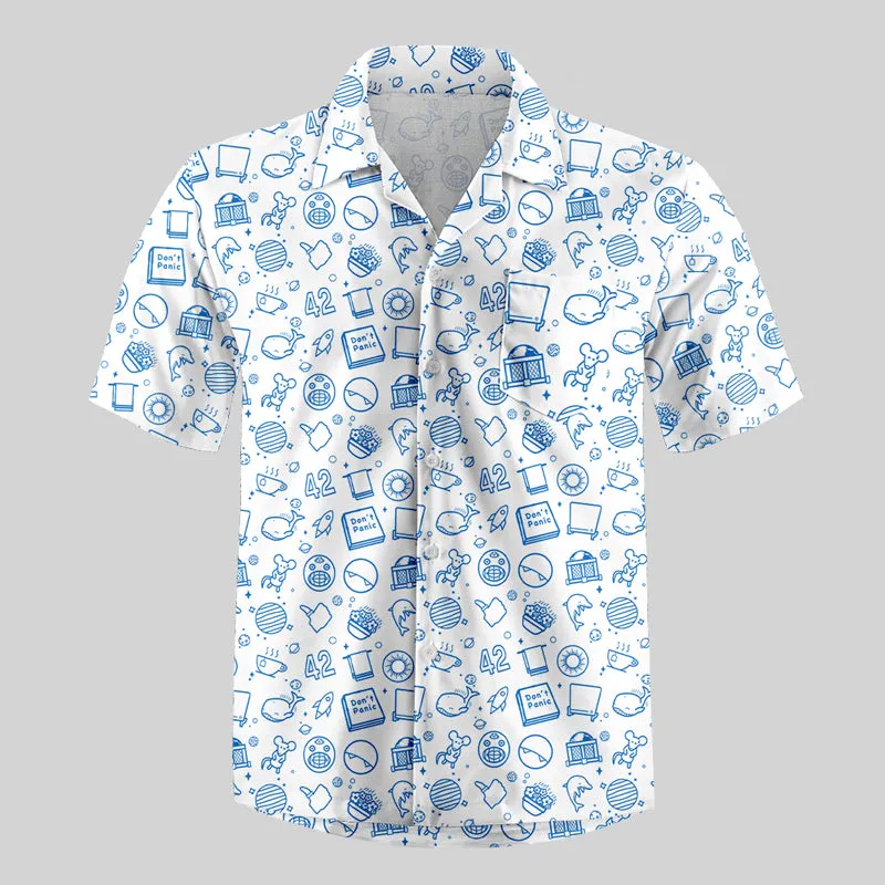 Alternative view of Galaxy White Button Up Pocket Shirt