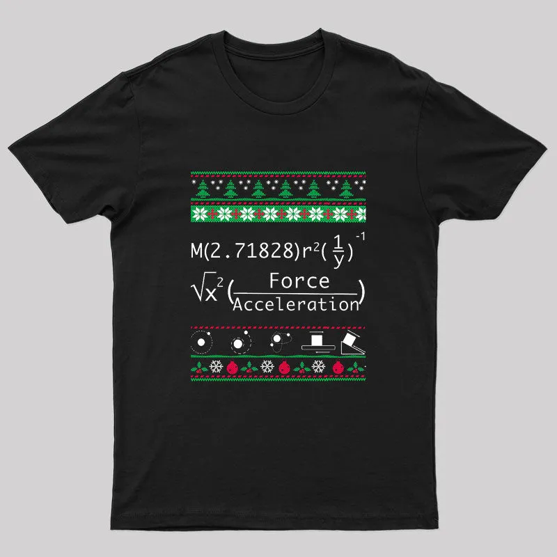 Funny Physics Christmas T-Shirt