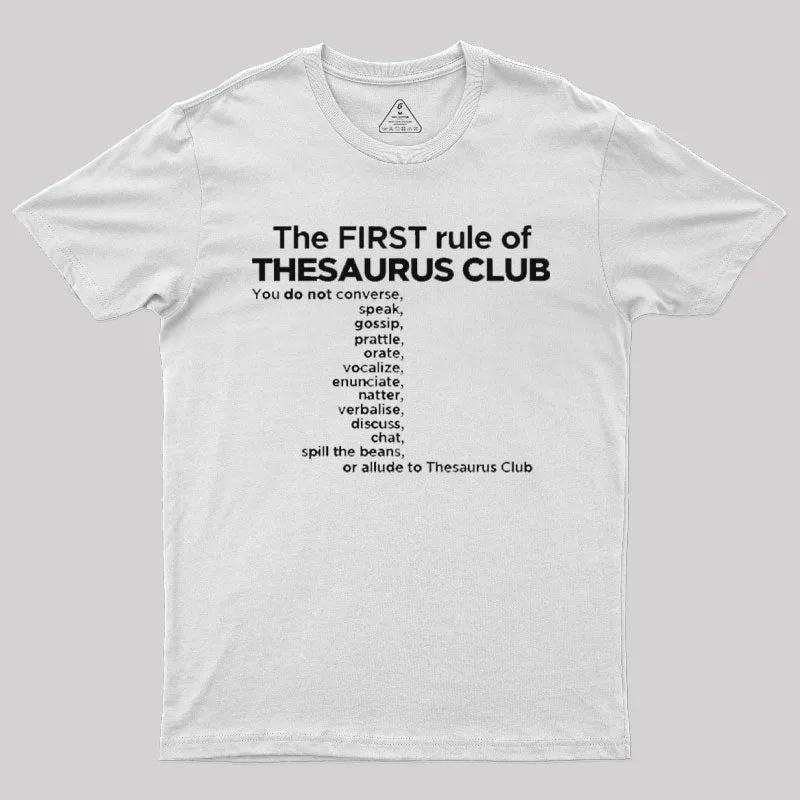 Thesaurus Club Confidential Geek T-Shirt - Image 11