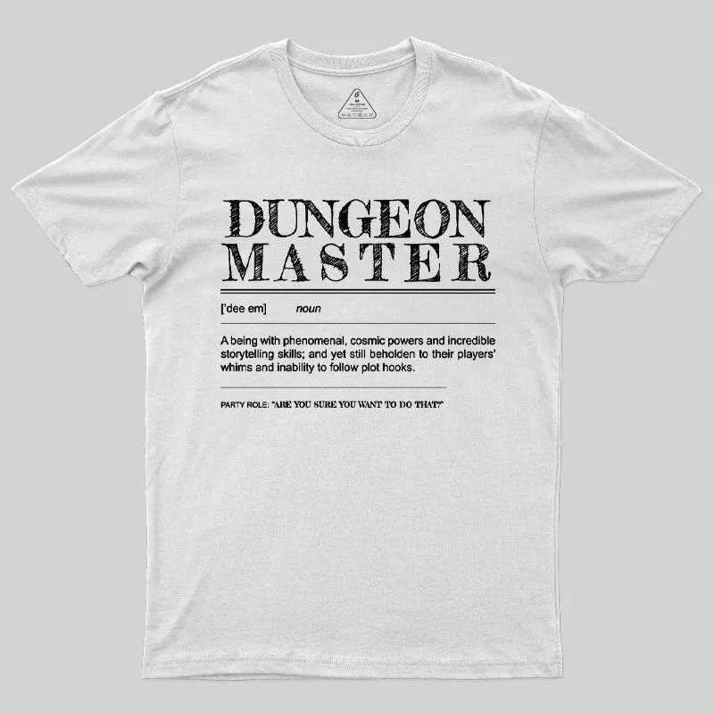 Dungeon Master Definition T-Shirt - Image 11