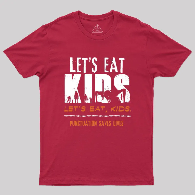 Punctuation Saves Lives Geek T-Shirt - Image 5